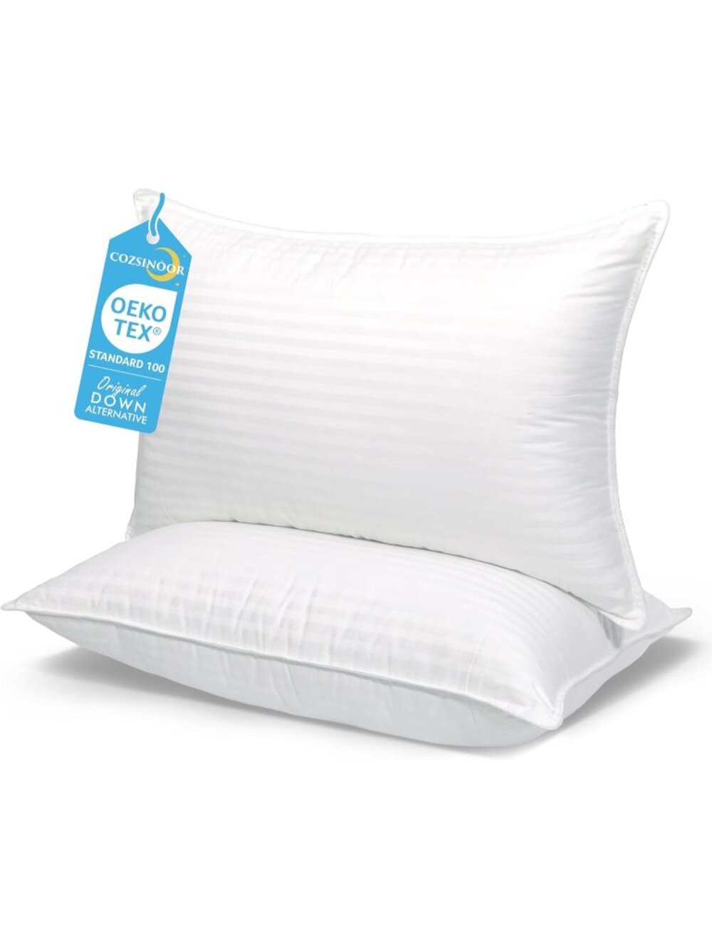 〽️Hotel Quality Bed Pillows Queen Size Set of 2 Cooling Down Alternative Pillow